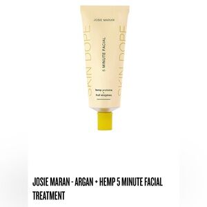 NIB Josie Maran Skin Dope Argan + Hemp 5 Minute Facial Treatment 56grams/2 oz